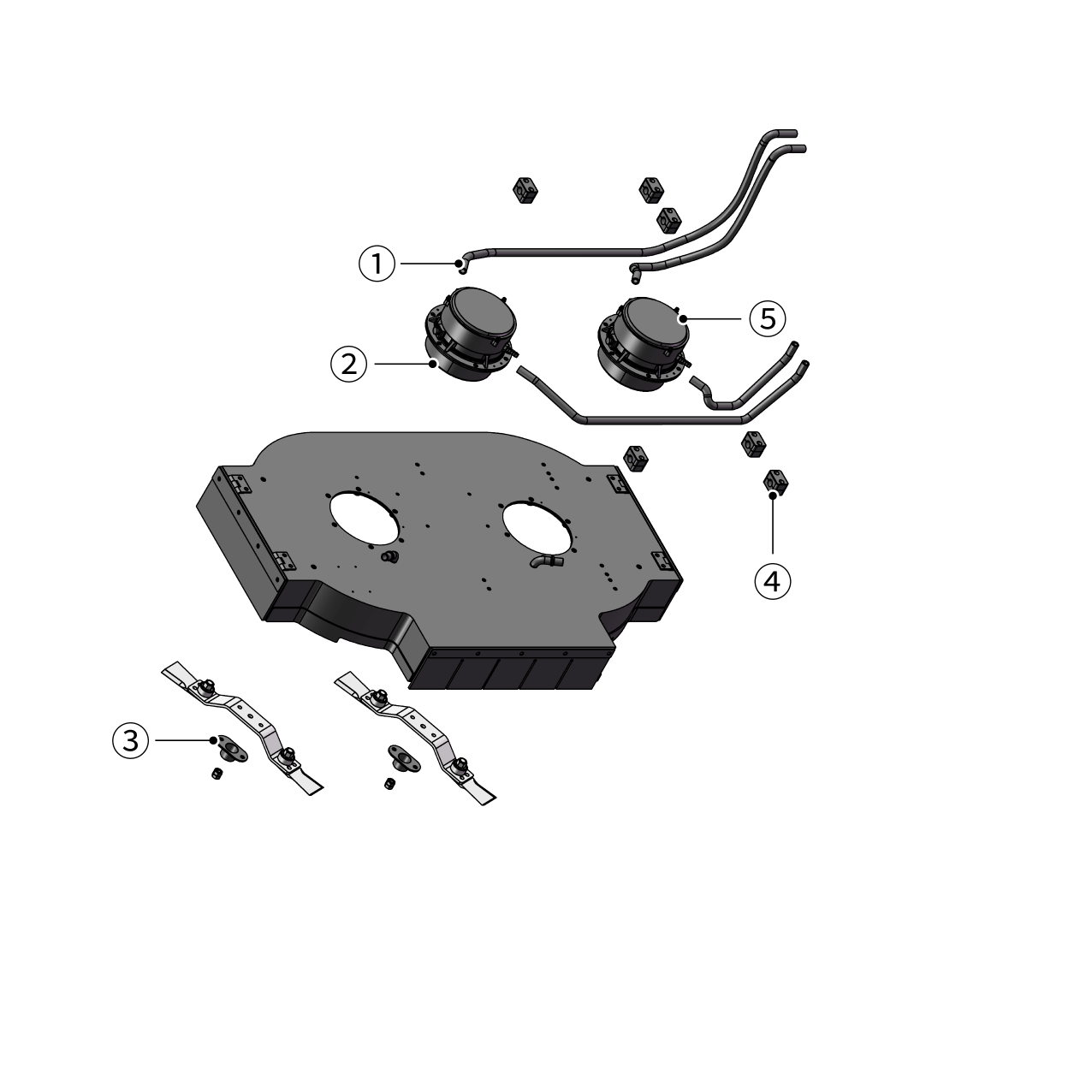 R150A Revomower Mower Coolant Pipes – Pegasus Robotics Inc.