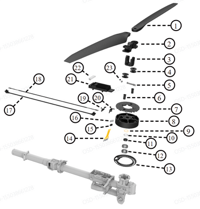 XAG P150 2024 Agricultural Drone > Arm > Power system