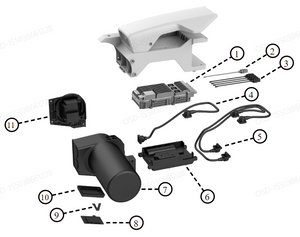 XAG P150 2024 Agricultural Drone > Front Compartment > FC and sensing system