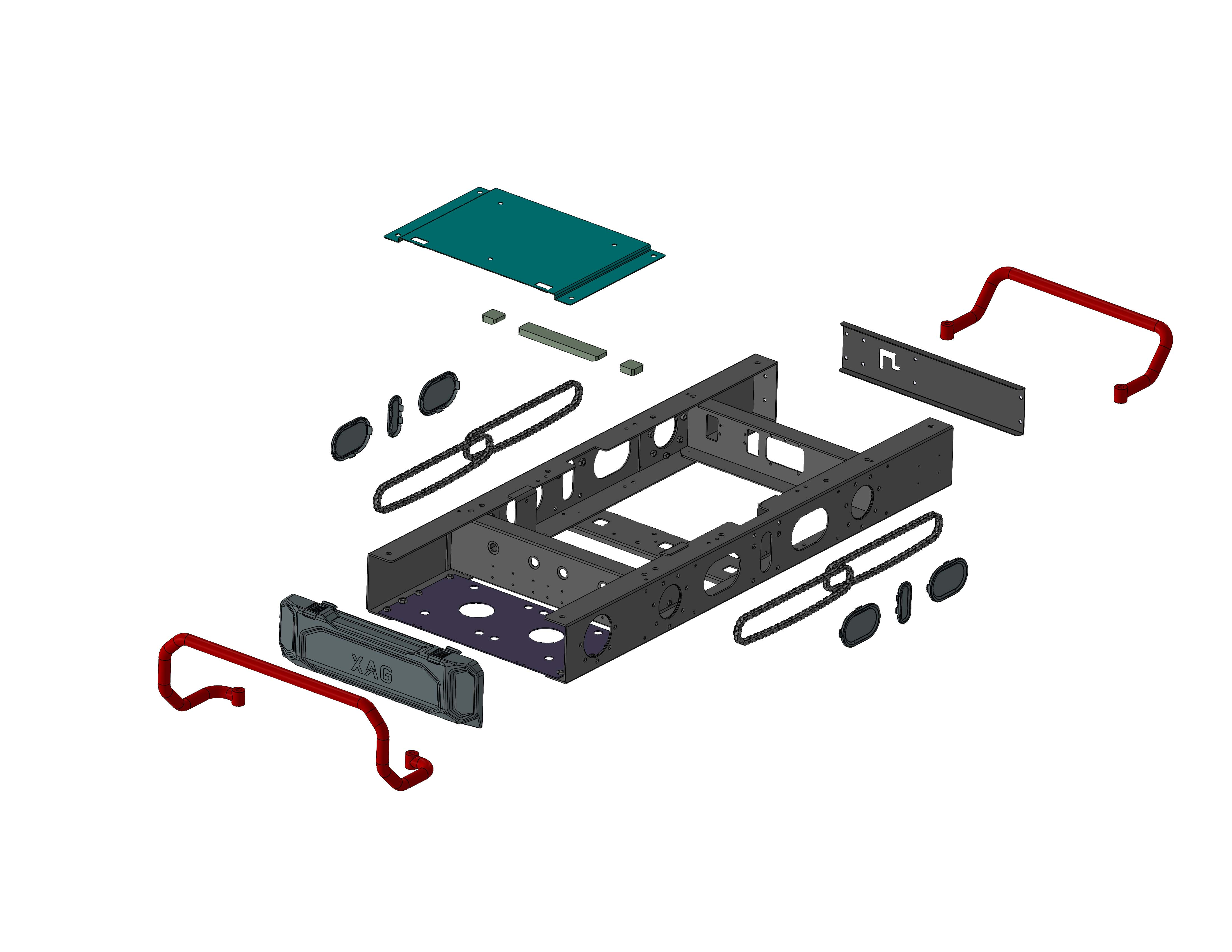 R150A Chassis Frame – Pegasus Robotics Inc.