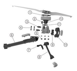 XAG V40 Left arm Frame structure