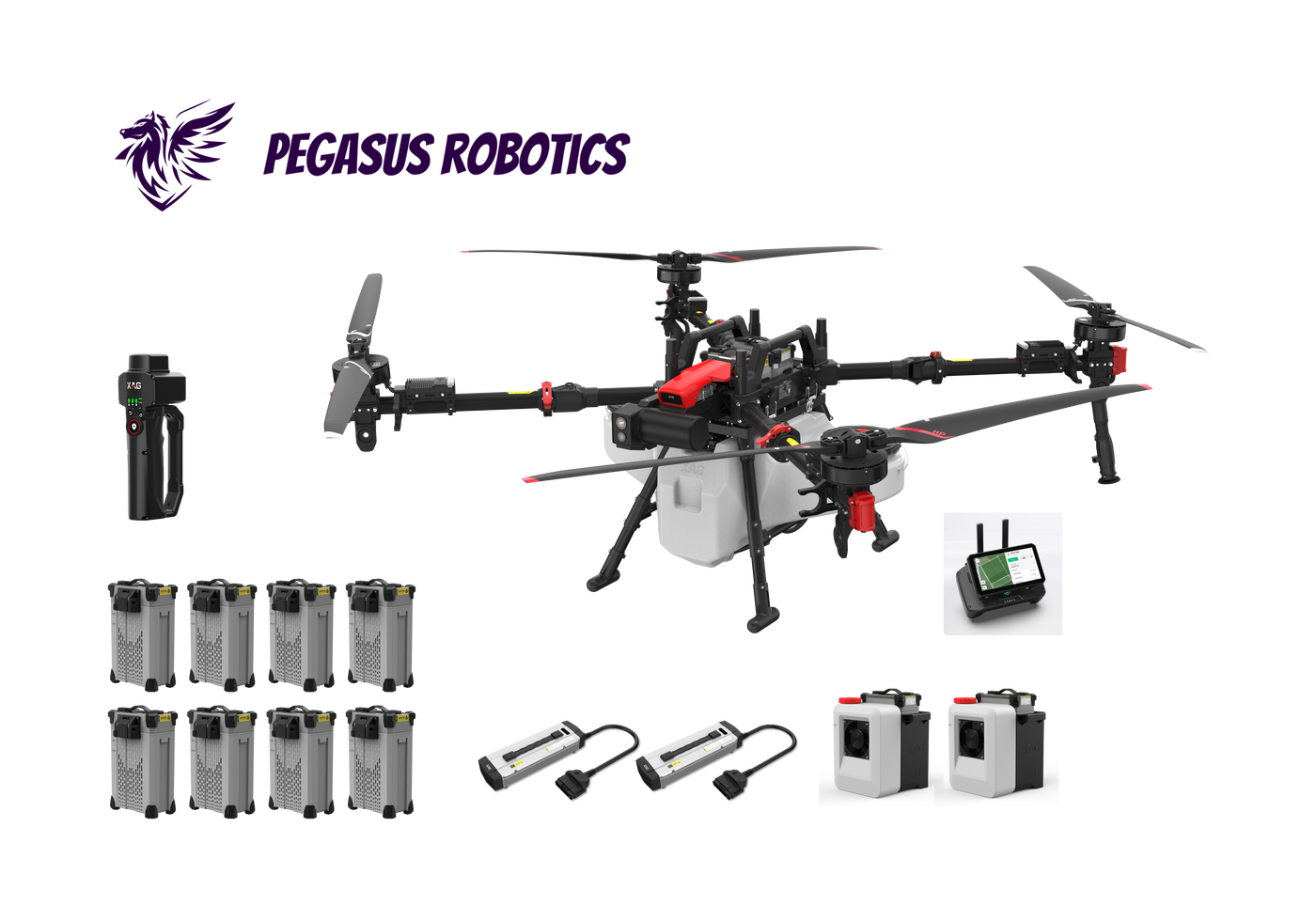 Xag Rtk7 XAG P150 2024 Agriculture Drone – Pegasus Robotics Inc.